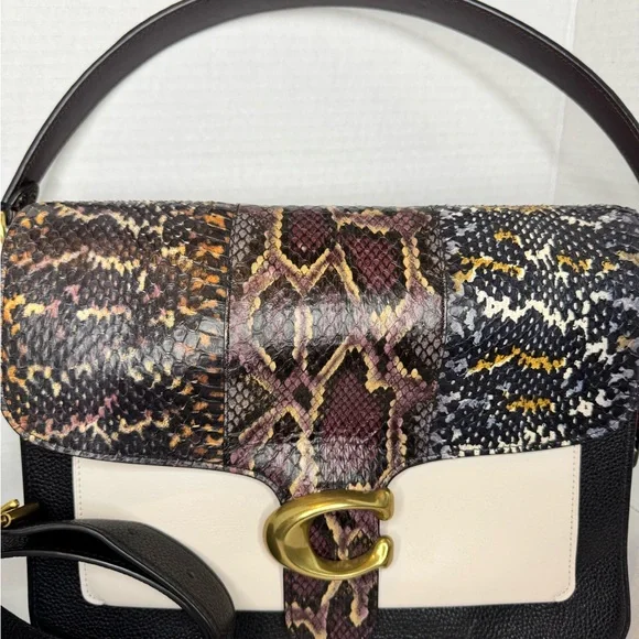 Coach Tabby Shoulder Bag In Snakeski - Picture 1 of 17